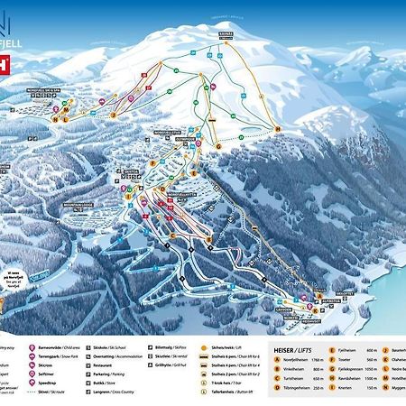 Ski In/Out, Amazing Views, 3 Bedrooms Noresund Екстериор снимка